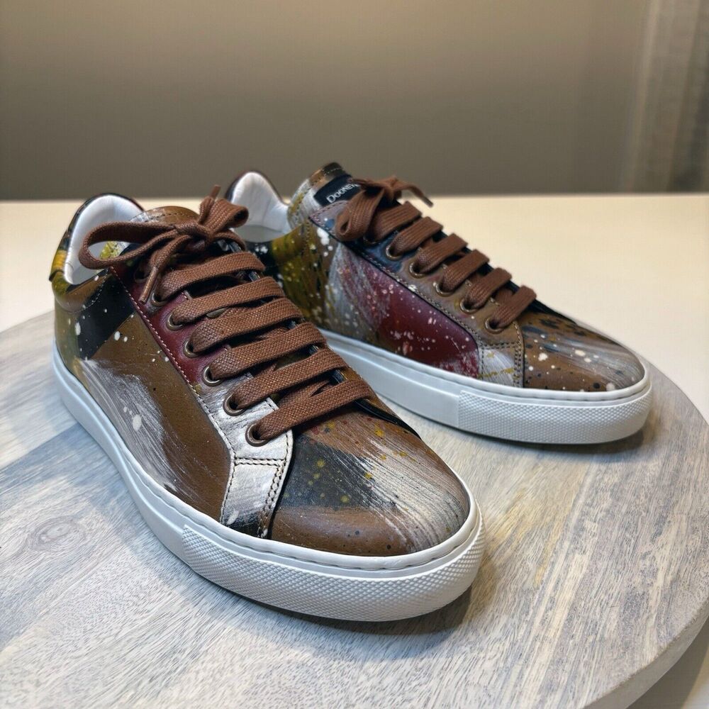 Dooney & Bourke Florentine Dipinta Limited Edition Leather Sneakers US Size 7